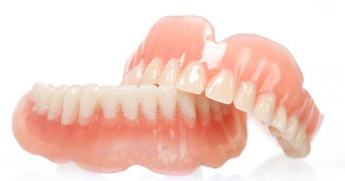 акриловые съемные зубные протезы 