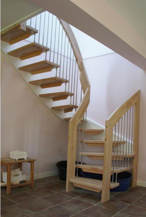 виды деревянных лестниц 