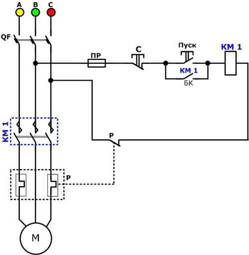 пускатель электромагнитный 220В нормально открытый