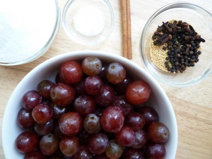 рецепт маринованного винограда на зиму