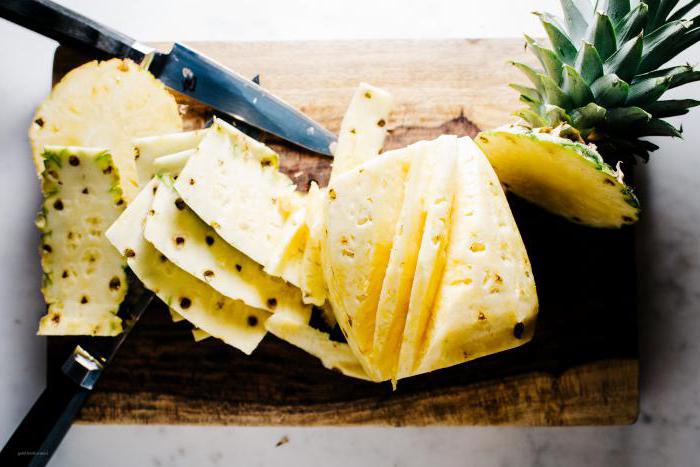 как правильно чистить ананас ножом
