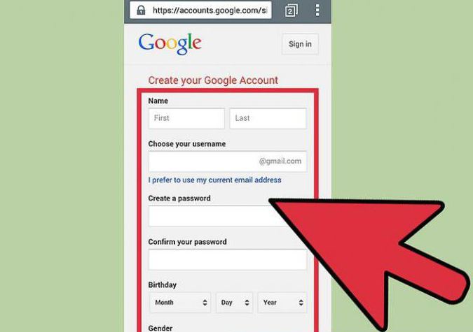  как создать аккаунт гугл на андроид 