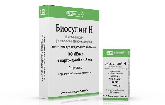виды длинного инсулина