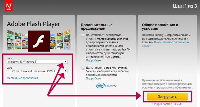 обновить adobe flash player в опере браузере