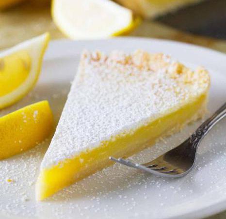 начинка из лимона для пирога 