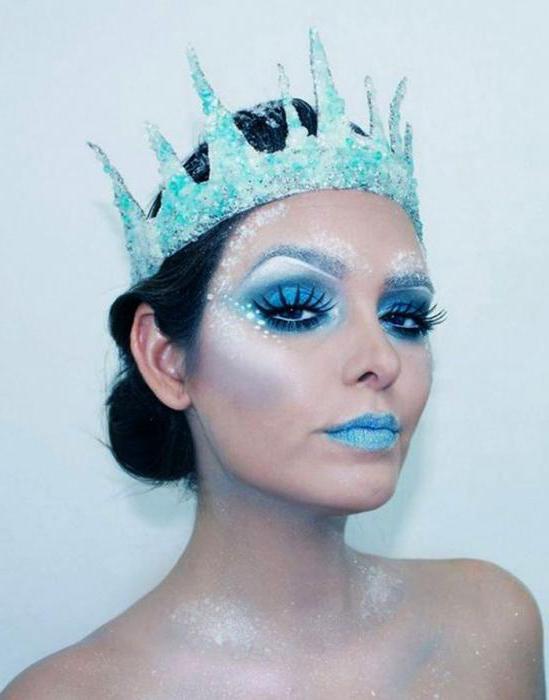 макияж снежная королева 