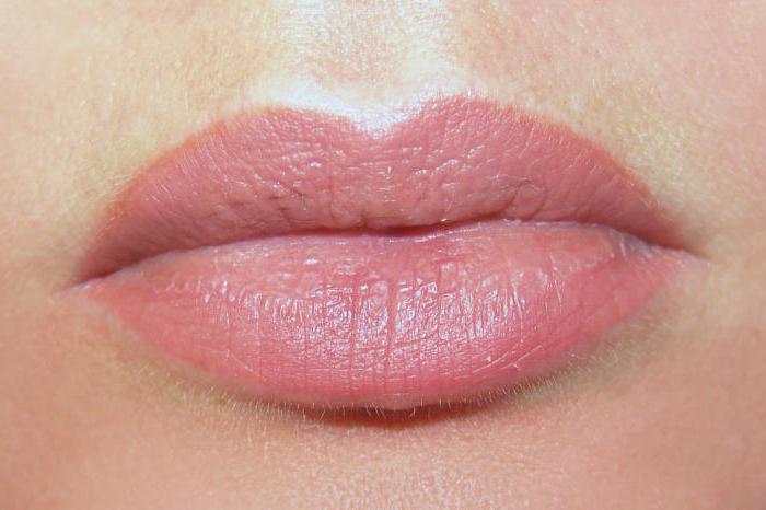 перманентный макияж губ с растушевкой