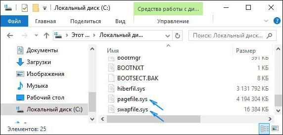 размер файла подкачки