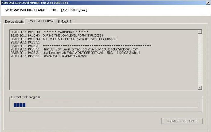 программа для форматирования жесткого диска 