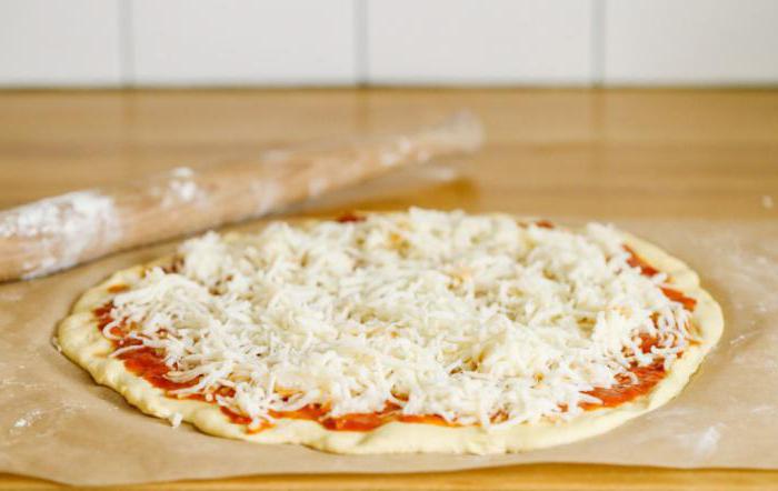 рецепт сырной пиццы в домашних условиях