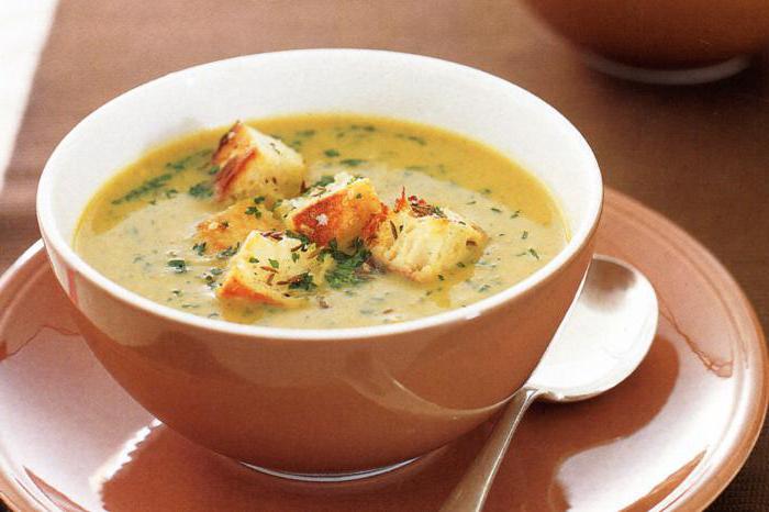 картофельный суп пюре с гренками рецепт