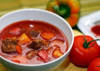 картофельный суп с говядиной рецепт
