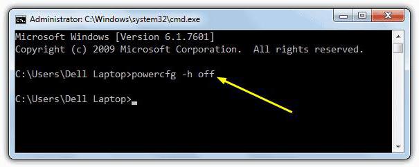 размер hiberfil sys