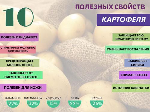 чем полезен картофель 