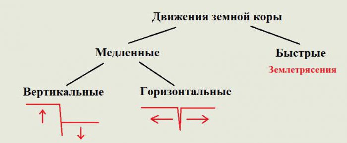 Тектонические движения земной коры