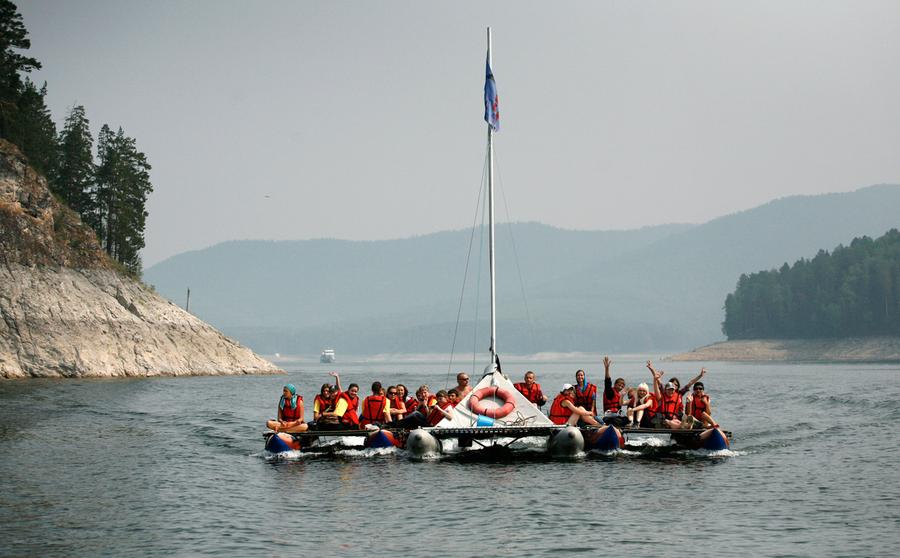 Водные развлечения на Красноярском море