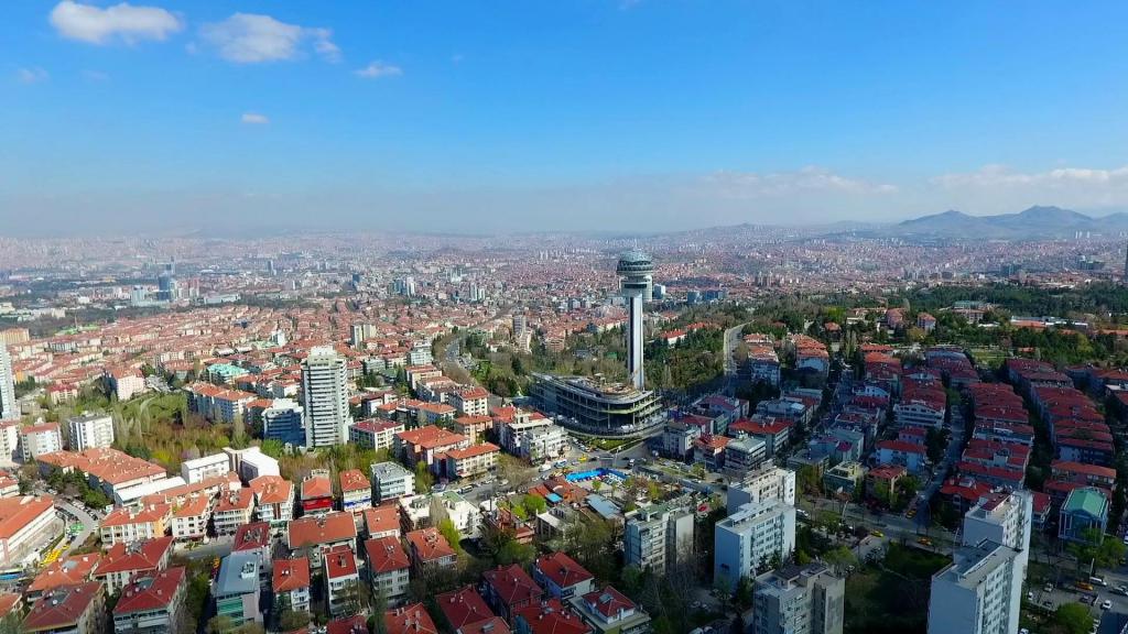 Расположение турецкой столицы