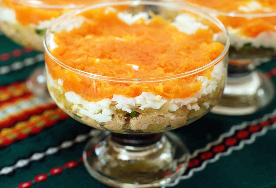 Вкусный салат Мимоза