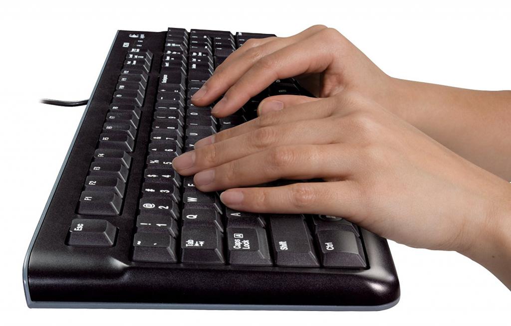 Клавиатура Logitech K120 Black