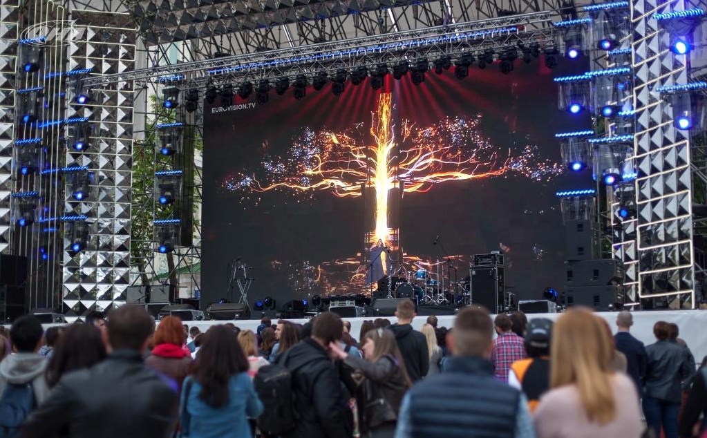 Концерт на Софиевской площади в Киеве