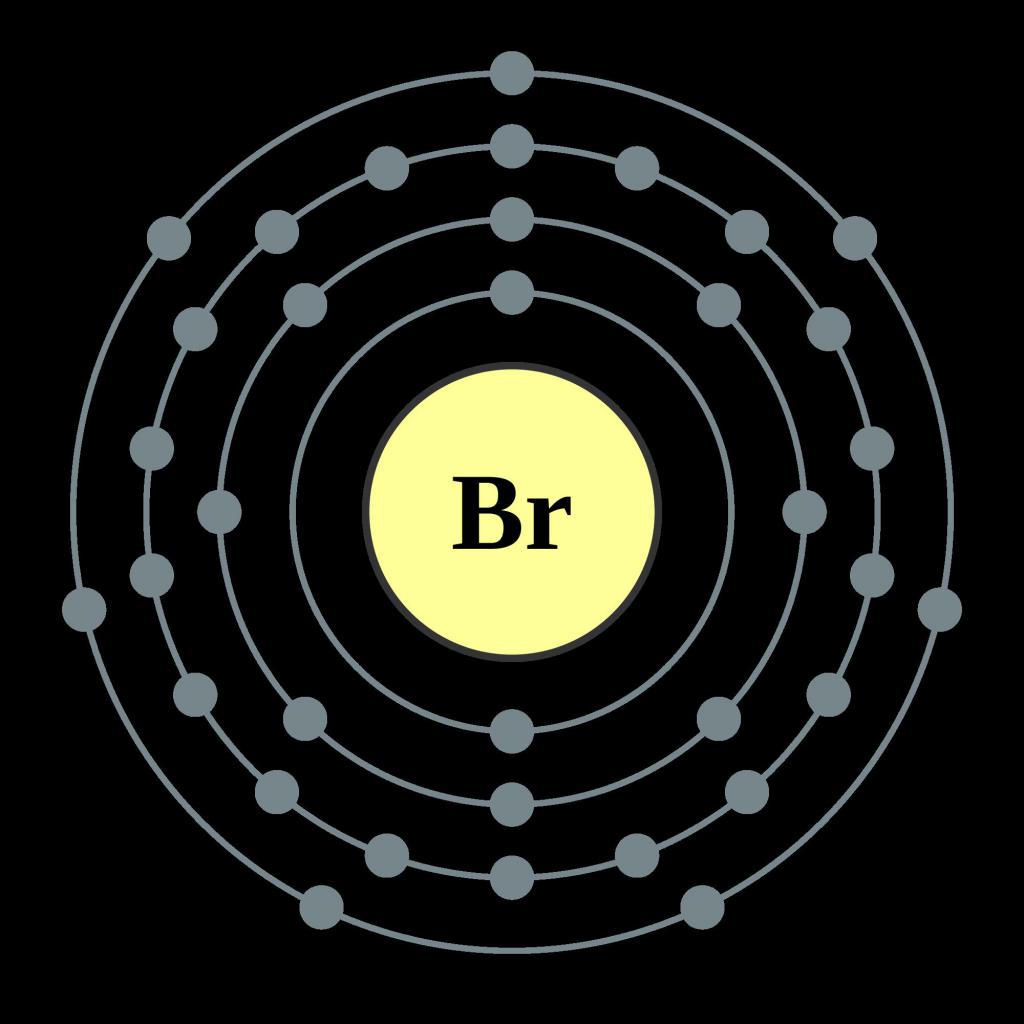 Атомы брома