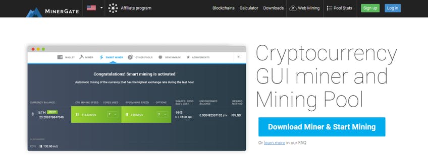 minergate майнинг