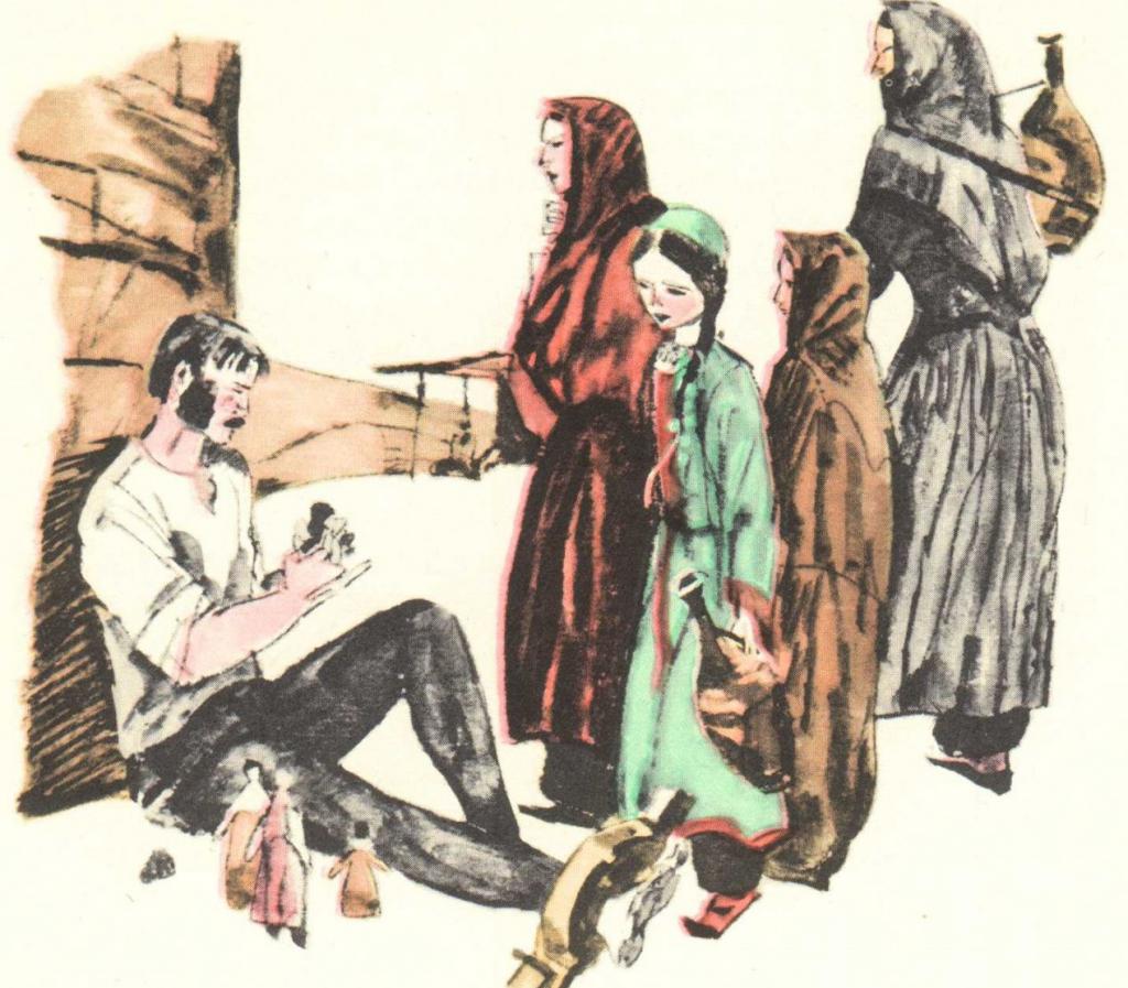 иллюстрации к рассказу толстого кавказский пленник