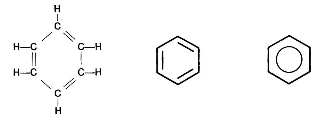 структурные формулы бензола