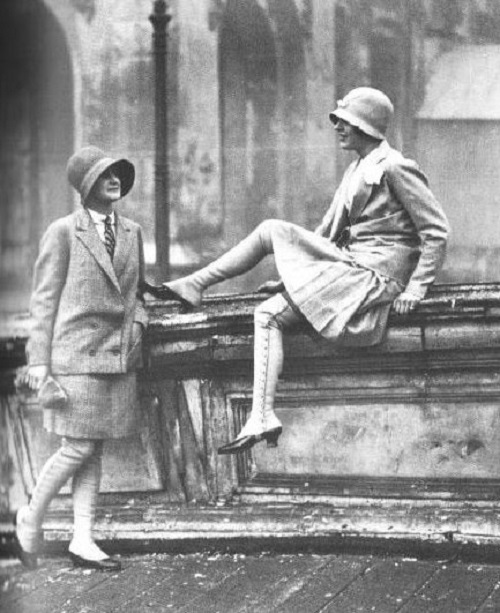 Мода на гамаши 1928 год