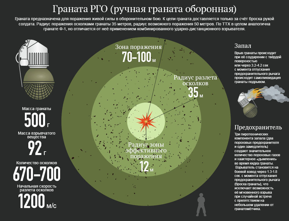 устройство гранаты рго