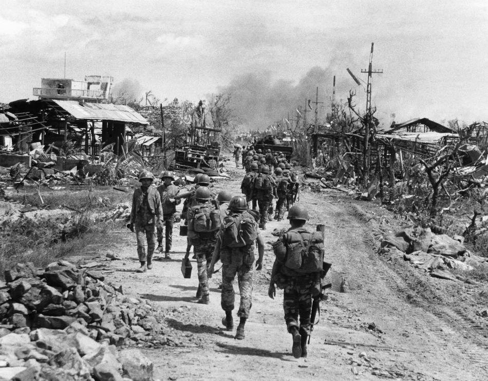 война во вьетнамской деревне