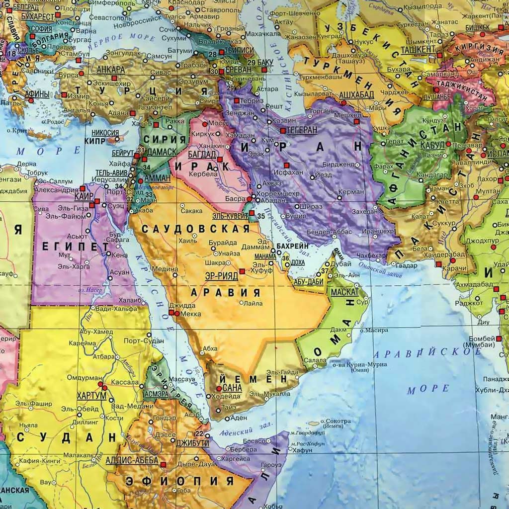 государство иран на карте