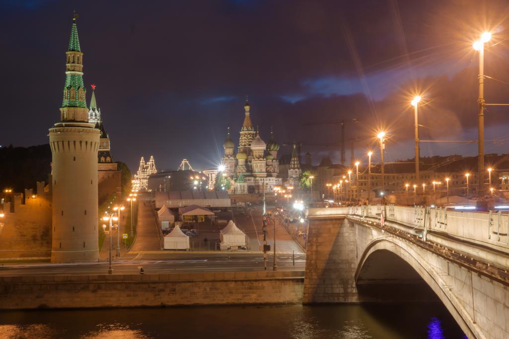 Вид открывающийся с Москворецкого моста