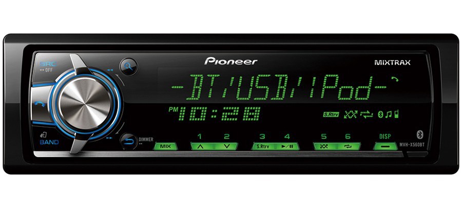 pioneer mvh x560bt характеристики