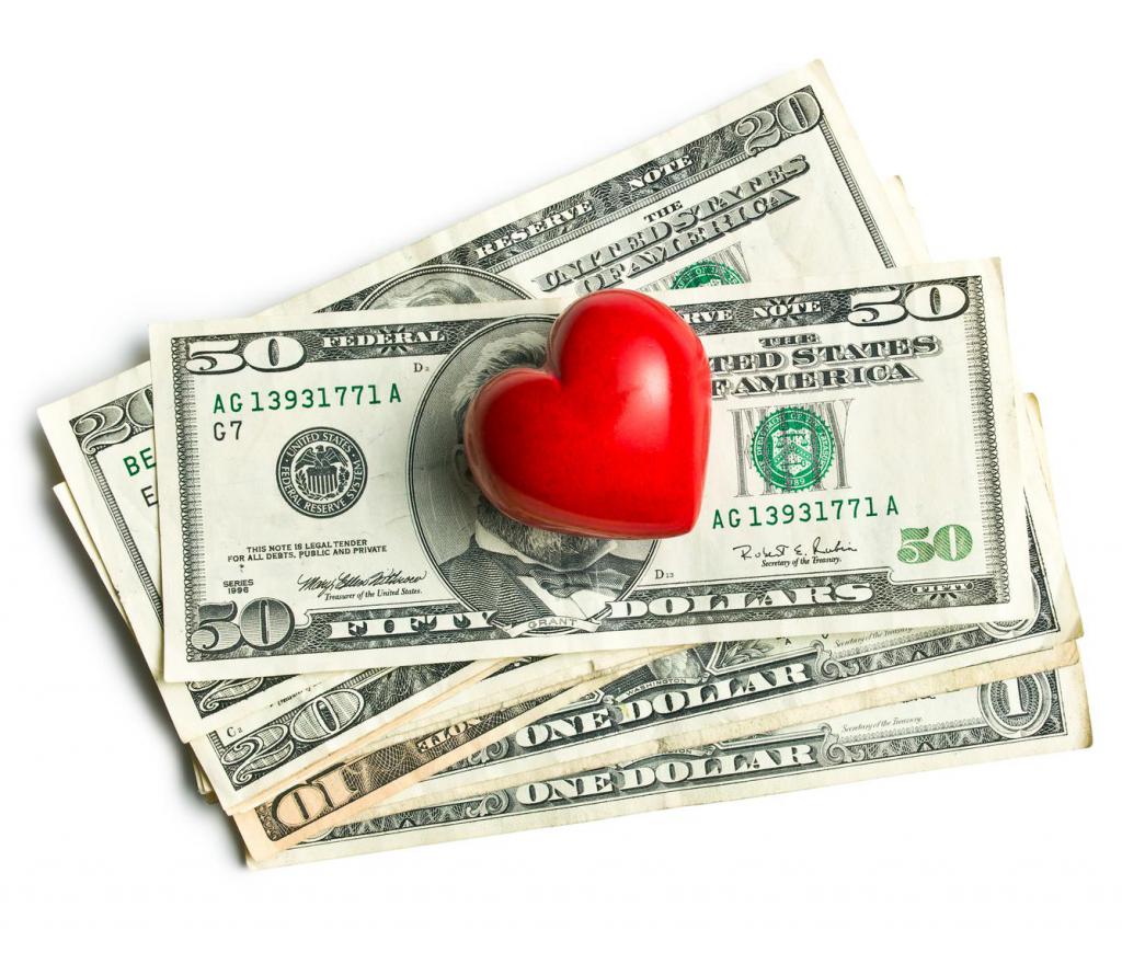 Влияние денег на любовь