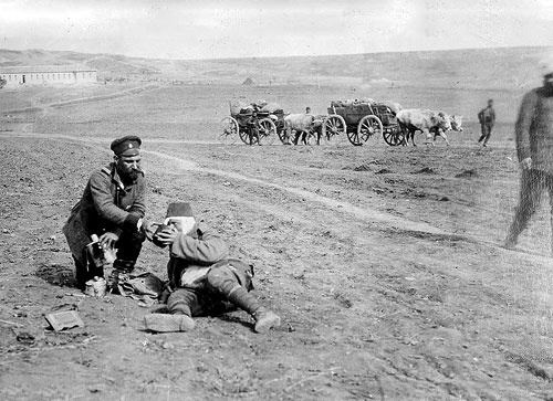 Солдаты на Балканской войне