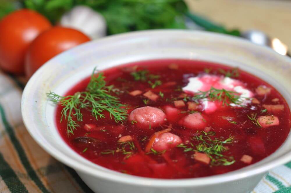 классический борщ