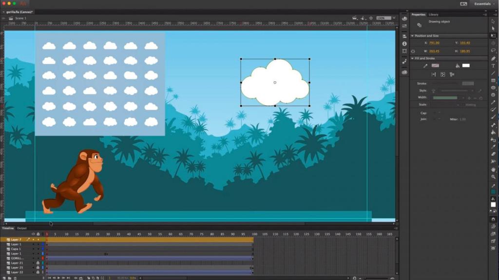 Adobe Animate CC создание