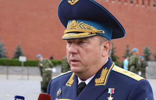 Генерал Шаманов возле Кремля