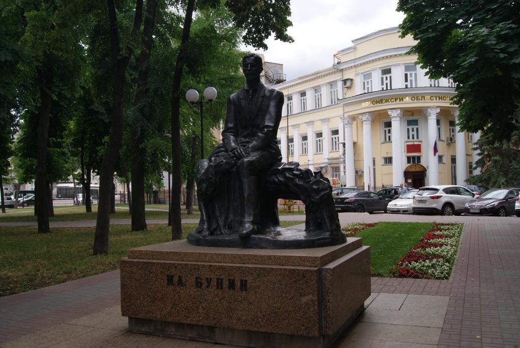памятник Бунину в Воронеже