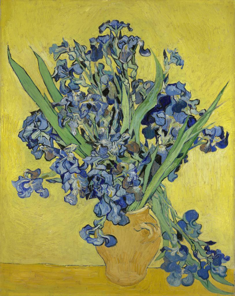 Ван Гог, "Букет Ирисов", 1890