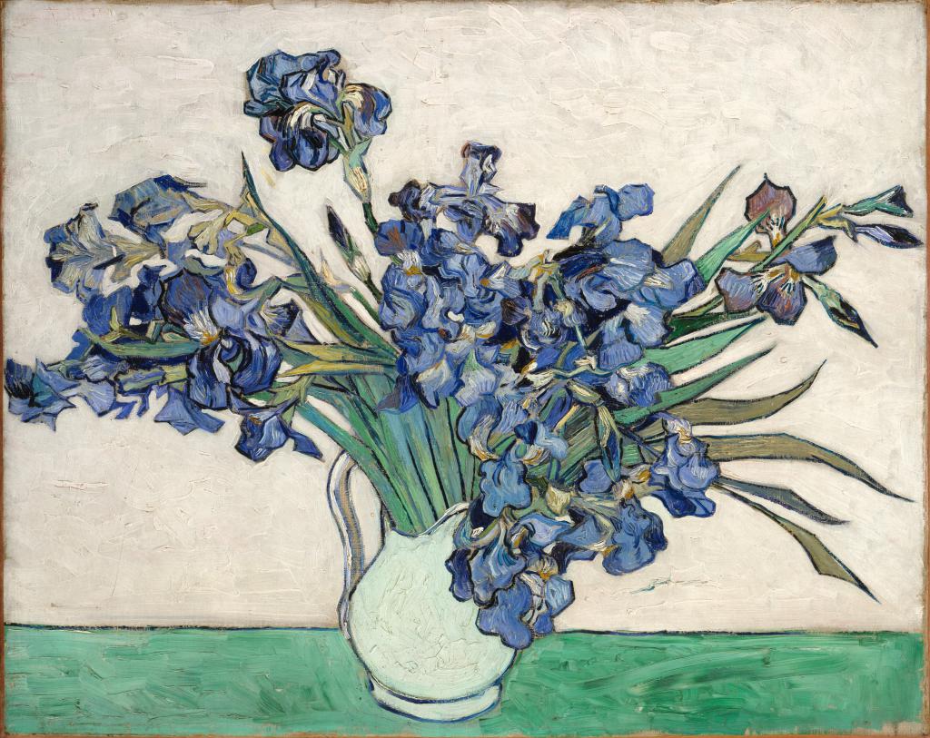 Ван Гог, "Ирисы", 1890