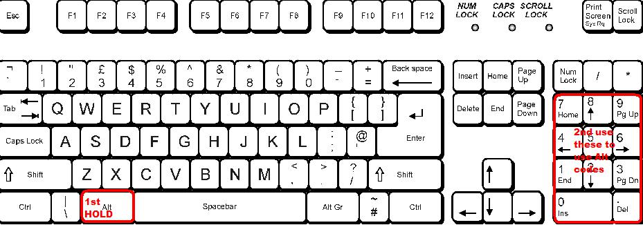 Использование ASCII-кода