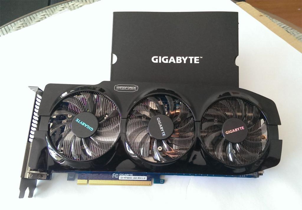 видеокарта gygabyte nvidia gtx 760 windforce 3x