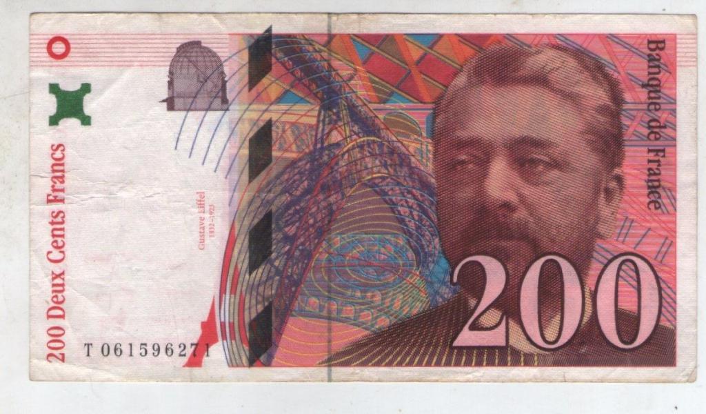 Банкнота в 200 франков