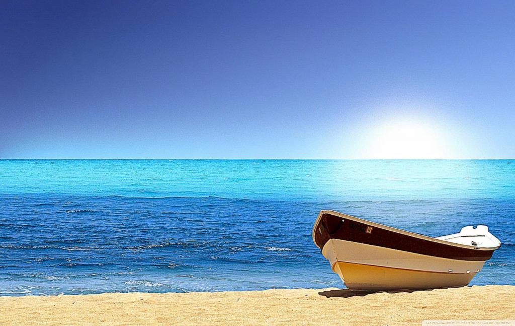 Море, солнце и лодка