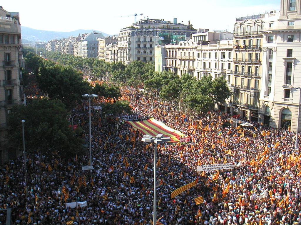 Выступление за автономию Каталонии