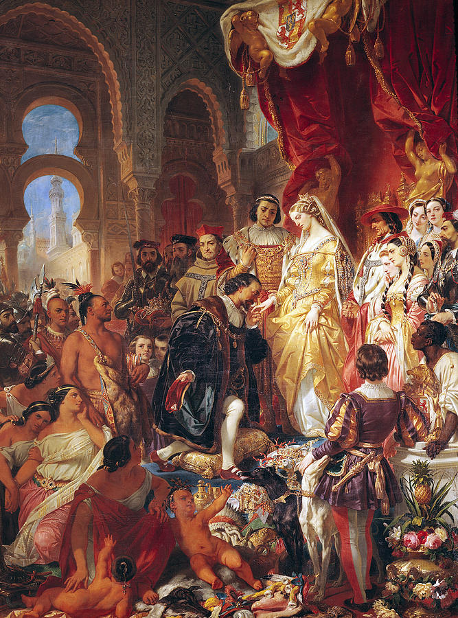 Представление Колумба королю Фердинанду II Арагонскому и королеве Изабелле