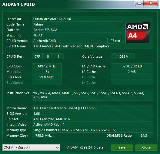 AMD APU A4 - 5000 with Radeon