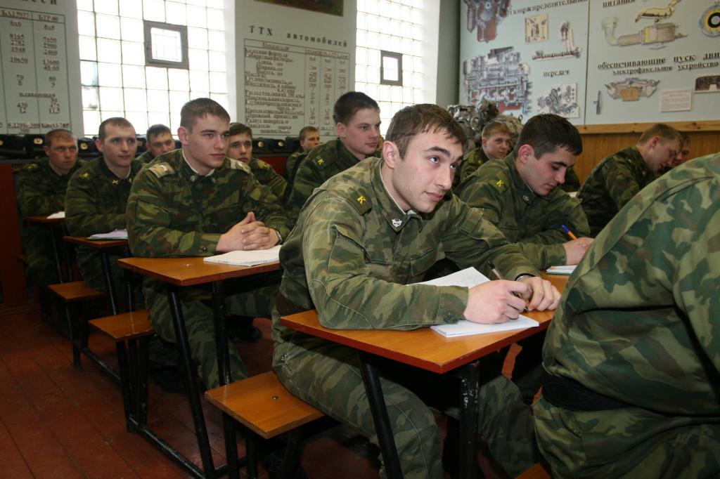 Студенты военной академии